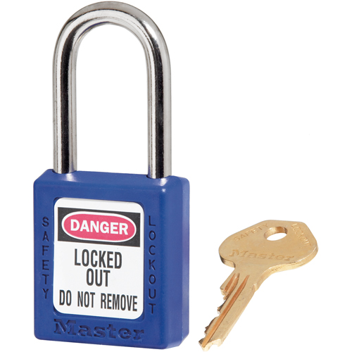 Cadenas Zenex, Cadenas de s&eacute;curit&eacute;, Cl&eacute;s diff&eacute;rentes, Thermoplastique, Largeur de 1-1/2" Auto-Cam