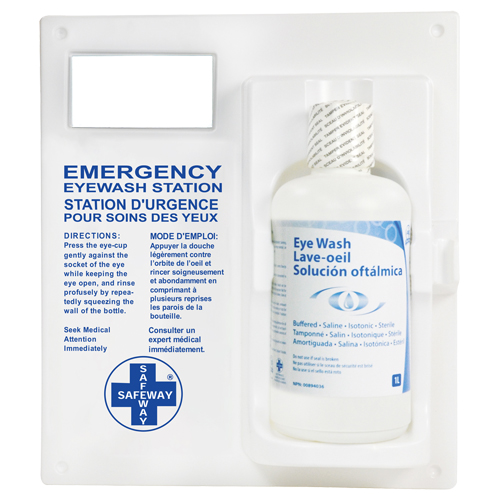 Eyewash Station - Single Station With Eyewash Solution Auto-Cam