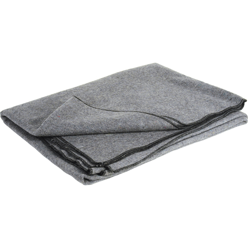 Couverture de laine ignifuge, Laine, 84"lo x 66"la Auto-Cam