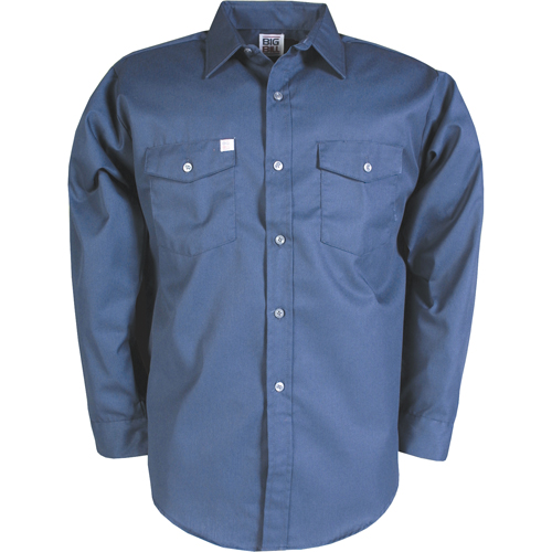 Work Shirts, Men's, Small, Navy Blue Auto-Cam
