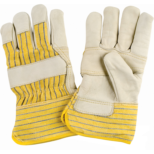 Gants d'ajusteur doubl&eacute;s pour l'hiver &agrave; paume renforc&eacute;e, T-Grand, Paume en Cuir fleur de vache, Doublure en Molleton de coton Auto-Cam