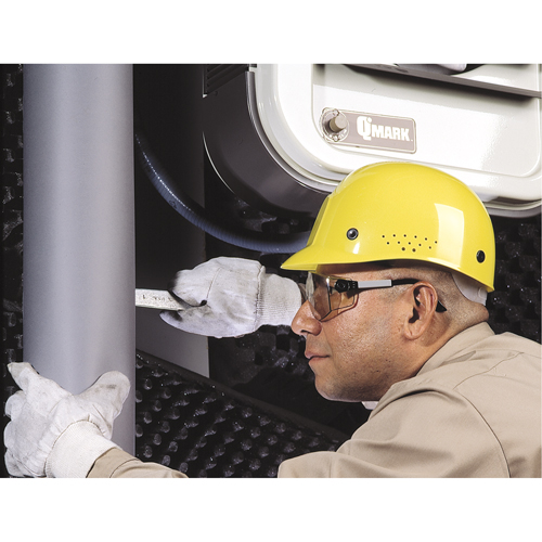 Casques antichocs, Suspension &agrave; douille, Jaune Auto-Cam