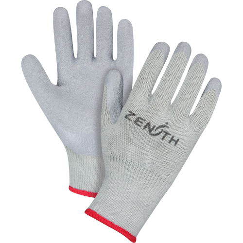 Gants enduits &agrave; doublure confortable en caoutchouc naturel, 9/Grand, R&ecirc;vetement Latex de caoutchouc, Calibre 10, Enveloppe en Polyester/Coton Auto-Cam