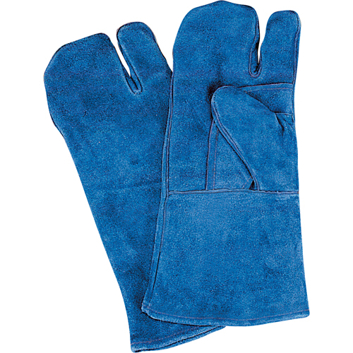Gants de soudage &agrave; pouce & paume doubles, Cuir de vache refendu, Taille Grand Auto-Cam