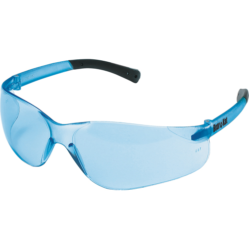 Lunettes de s&eacute;curit&eacute; BEARKAT, Lentille Bleu, Anti-&eacute;gratignures, ANSI Z87+/R&eacute;pond ou surpasse la norme CSA Z94.3 Auto-Cam