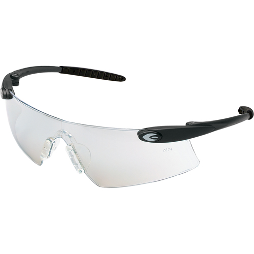 LUNETTES,DESPERADO,MONTNOIR CLR,I/O LENT MIROIR, Lentille Miroir int&eacute;rieur/ext&eacute;rieur, Anti-&eacute;gratignures, ANSI Z87+/R&eacute;pond ou surpasse la norme CSA Z94.3 Auto-Cam