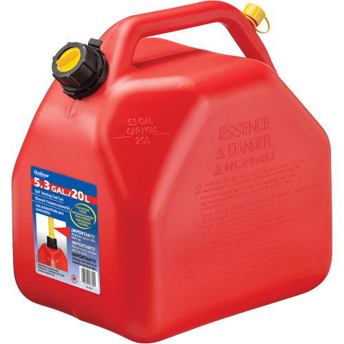 Jerry Cans, 5.3 US gal./20.06 L, Red, CSA Compliant/ULC Auto-Cam