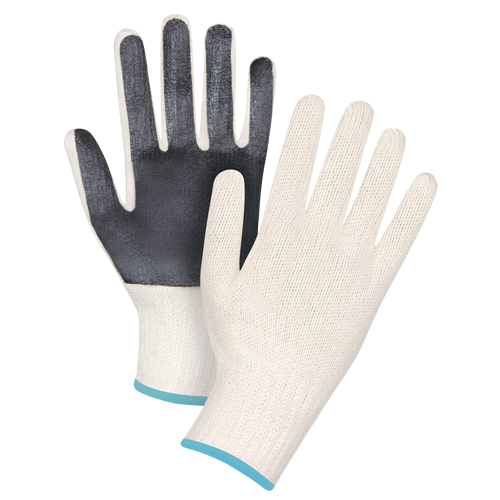 Gants en tricot &agrave; paume enduite, Poly/coton, Un c&ocirc;t&eacute;, Calibre 7, T-Grand Auto-Cam