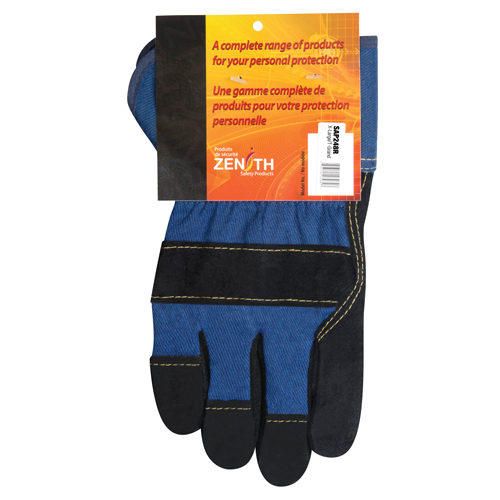 Gants d'ajusteur doubl&eacute;s pour l'hiver &agrave; chaleur sup&eacute;rieure, T-Grand, Paume en Cuir de vache refendu, Doublure en Thinsulate Auto-Cam