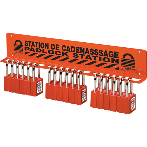Unfilled Padlock Rack Station Auto-Cam
