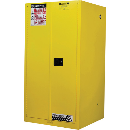 Sure-Grip&reg; Ex Flammable Storage Cabinets, 60 gal., 2 Door, 34" W x 65" H x 34" D Auto-Cam