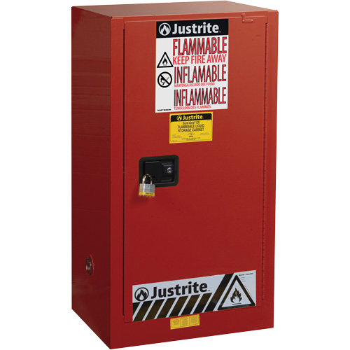 Sure-Grip&reg; EX Combustibles Safety Cabinet for Paint and Ink, 20 gal., 2 Shelves Auto-Cam