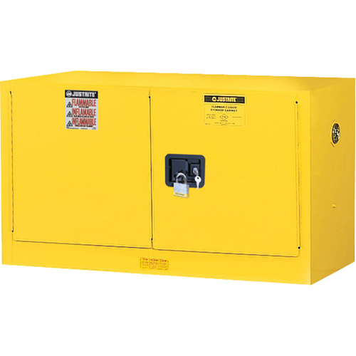 Armoire de s&eacute;curit&eacute; murale pour produits inflammables EX Sure-Grip , 17 gal., 2 Porte(s), 43" La x 24" h x 18" p Auto-Cam