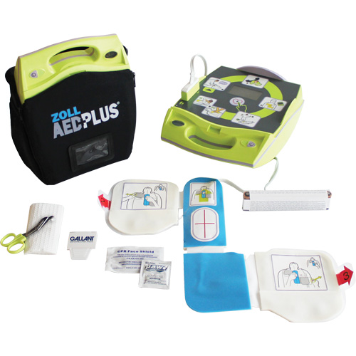AED Plus&reg; Defibrillator , Semi-Automatic, English, Class 4 Auto-Cam