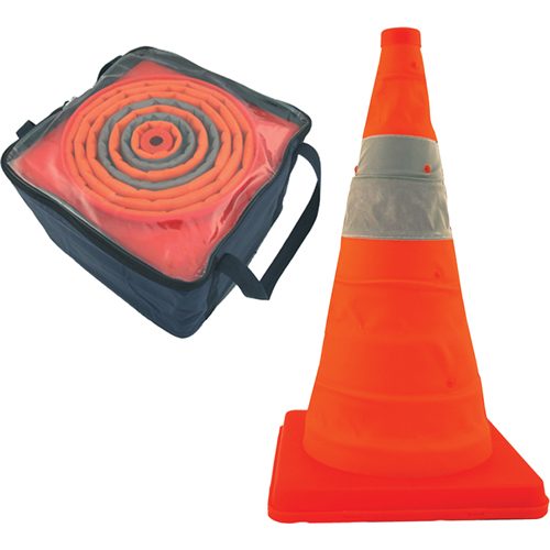 Balises repliables Pack & Pop, 18" h, Orange Auto-Cam