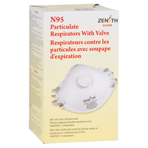 Respirateur contre les particules, N95, Certifi&eacute; NIOSH, Moyen/grand Auto-Cam