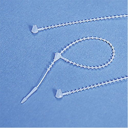 Options de finition pour &eacute;tiquettes - attaches en billes de nylon Auto-Cam