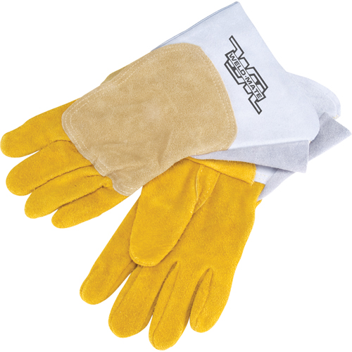 Pipeliner Welding Gloves, Split Cowhide, Size Large Auto-Cam