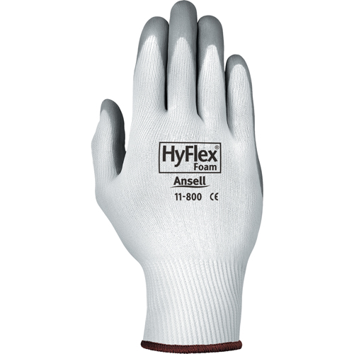 Gants Hyflex 11-800, 6/T-petit, R&ecirc;vetement Mousse de nitrile, Calibre 15, Enveloppe en Nylon Auto-Cam
