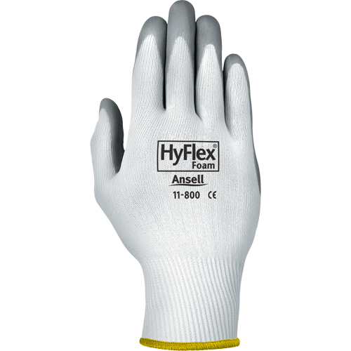 Gants Hyflex 11-800, 8/Moyen, R&ecirc;vetement Mousse de nitrile, Calibre 15, Enveloppe en Nylon Auto-Cam