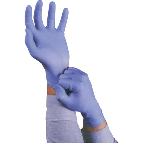 TouchNTuff&reg; 92-675 Gloves, Small, Nitrile, 5-mil, Powder-Free, Blue Auto-Cam