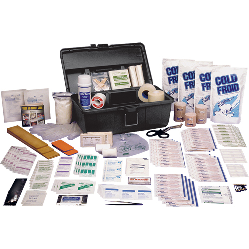 Athletic First Aid Kits, Class 1 Medical Device, Plastic Box Auto-Cam