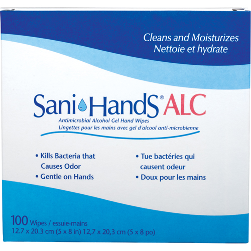 Sani-Hands&reg; ALC Antimicrobial Hand Wipes, Packet Auto-Cam