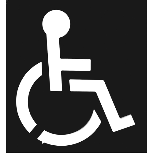 Pochoirs pour parc de stationnement, Anglais, 37" x 43" Auto-Cam