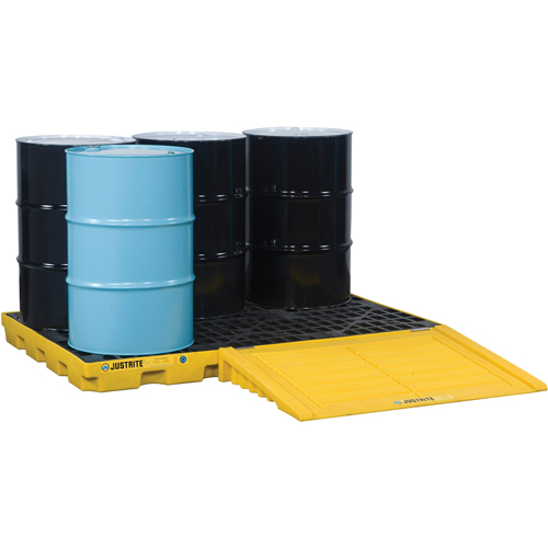 Centres d'accumulation EcoPolyBlend, Capacit&eacute; de d&eacute;versement 73 gal. US, 73" x 49" x 5,5" Auto-Cam