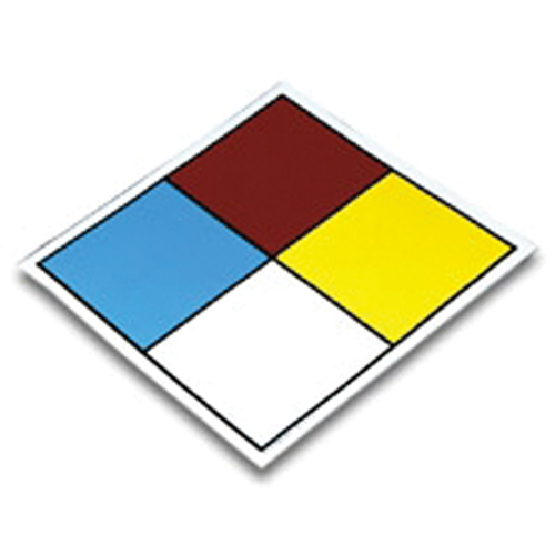 Plaque-&eacute;tiquette de s&eacute;curit&eacute; de la NFPA, vierge, Vinyle Auto-Cam