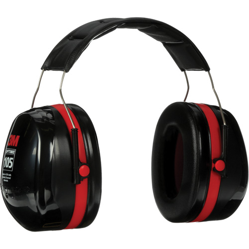 Peltor Optime 105 Series Earmuffs, Headband, 30 NRR dB Auto-Cam
