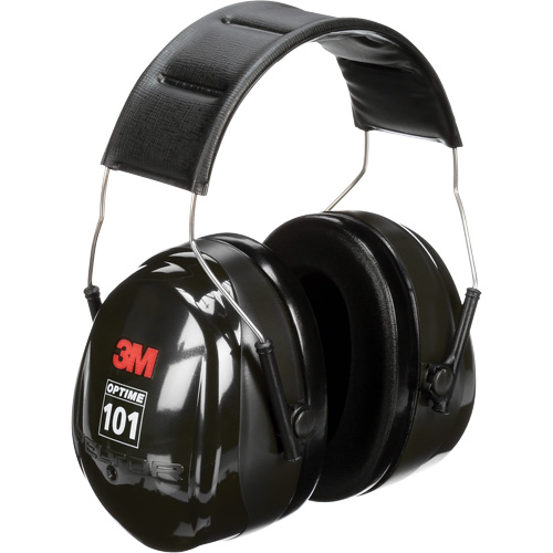 Peltor Optime 101 Series Earmuffs, Headband, 27 NRR dB Auto-Cam