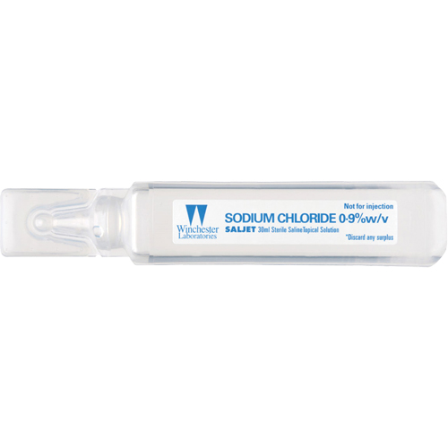 Saljet Single Dose Saline Solution, 1.01 oz. Auto-Cam