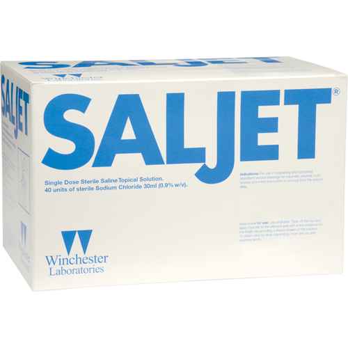 Saljet Single Dose Saline Solution, 1.01 oz. Auto-Cam
