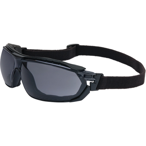 Uvex&reg; Tirade Sealed Safety Glasses, Grey/Smoke Lens, Anti-Fog, ANSI Z87+/Meets/Exceeds CSA Z94.3 Auto-Cam