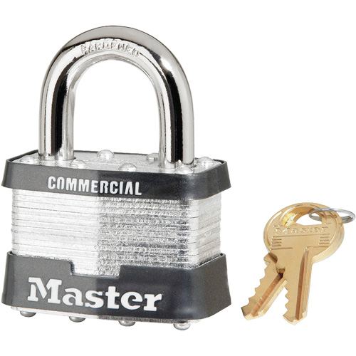 Cadenas lamin&eacute;, Argent, Cl&eacute;s identiques, Acier lamin&eacute;, Largeur de 2" Auto-Cam