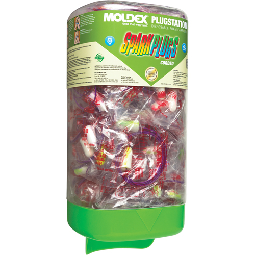 PlugStation&reg; with Corded SparkPlugs&reg; Earplugs Auto-Cam