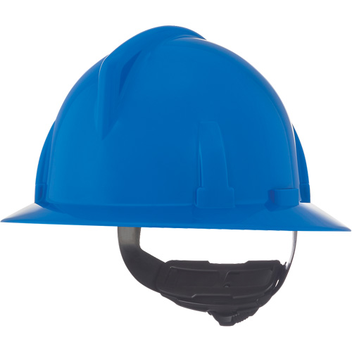 Casques de s&eacute;curit&eacute; &agrave; bordure compl&egrave;te TopGard, R&eacute;pond aux normes CSA type 1, Suspension Rochet, Non ventil&eacute; Auto-Cam