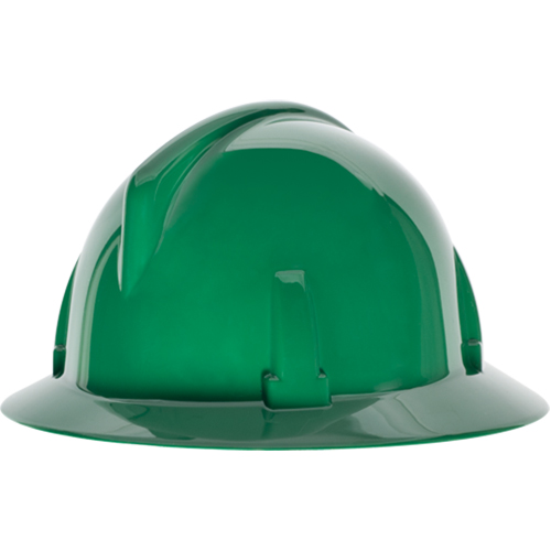 TopGard&reg; Full Brim Hardhat, Meets CSA Type 1, Ratchet Suspension, Non-Vented Auto-Cam