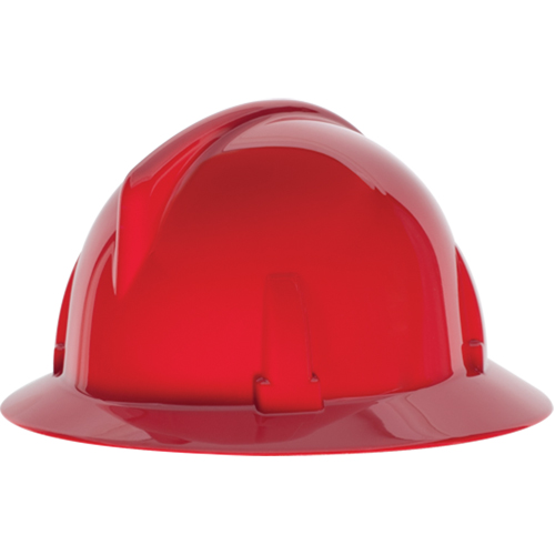 TopGard&reg; Full Brim Hardhat, Meets CSA Type 1, Ratchet Suspension, Non-Vented Auto-Cam