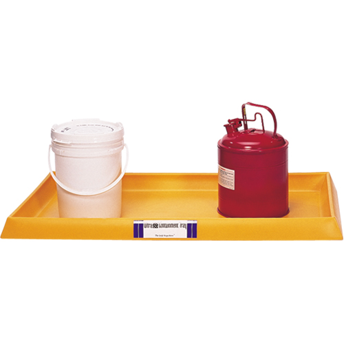 Ultra-Containment Tray&reg;, 54" L x 29.8" W x 3.5" H, 16.5 US gal. Spill Capacity Auto-Cam