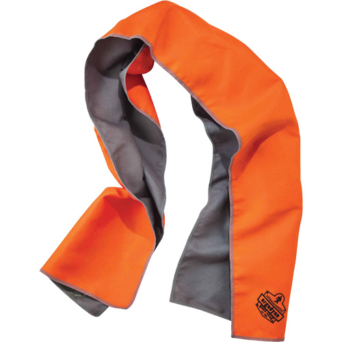 Serviette de refroidissement en microfibre Chill-Its 6602MF, Orange haute visibilit&eacute; Auto-Cam