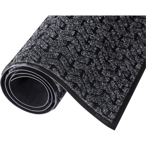 Tapis de couloir Tire-Track, Essuie-pieds/grattoir, 4' x 6' x 3/8", Charbon Auto-Cam