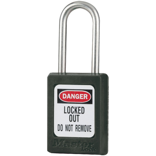Cadenas de s&eacute;curit&eacute; S31 Zenex, Noir, Cl&eacute;s identiques, Thermoplastique, Largeur de 1-3/8" Auto-Cam