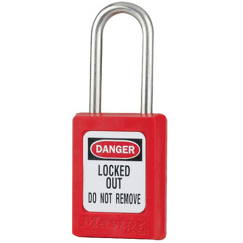 Cadenas de s&eacute;curit&eacute; S31 Zenex, Rouge, Cl&eacute;s identiques, Thermoplastique, Largeur de 1-3/8" Auto-Cam
