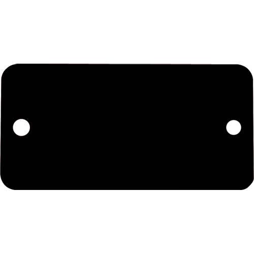 Blank Tags, Aluminum, 3" W x 1" H Auto-Cam