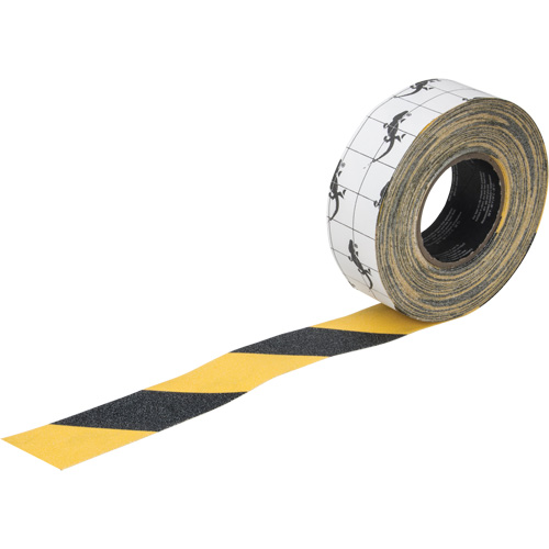 Premium Anti-Skid Tape, 2" x 60', Black & Yellow Auto-Cam