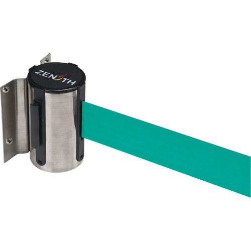 Barri&egrave;re &agrave; fixation murale, Acier, Fixation par vis, 7', Ruban Vert Auto-Cam