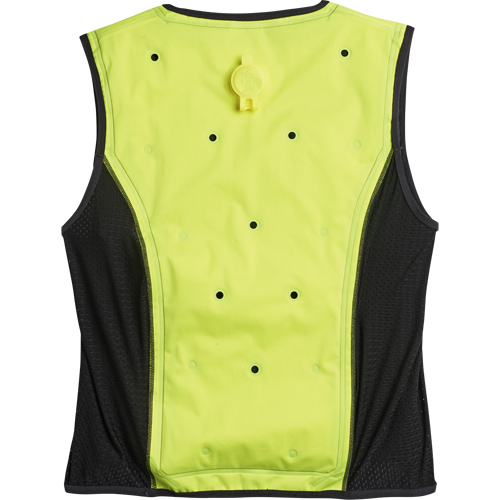 Vestes refroidissantes &agrave; &eacute;vaporation s&egrave;che Chill-Its 6685, Moyen, Jaune lime haute visibilit&eacute; Auto-Cam