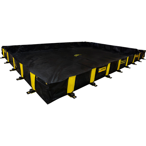 Bermes Rigid-Lock QuickBerm, Capacit&eacute; 2990 gal. US, 20' la x 20' lo x 12" h, Paroi &agrave; piquets Auto-Cam